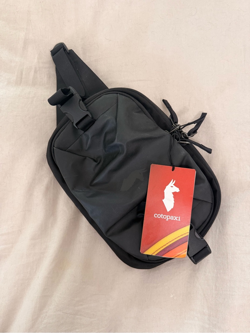 cotopaxi Black Sling Belt Bag